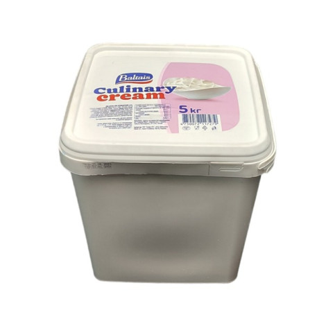 Крем-сир Baltais Culinary Cream 24% 5 кг – вершковий продукт для професійної кухні Крем-сир Baltais Culinary Cream 24% 5 кг для HoReCa